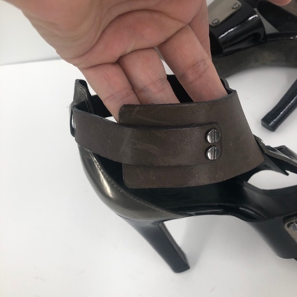 Tory Burch black and silver strap he’ll size 9.5M - Picture 11 of 15